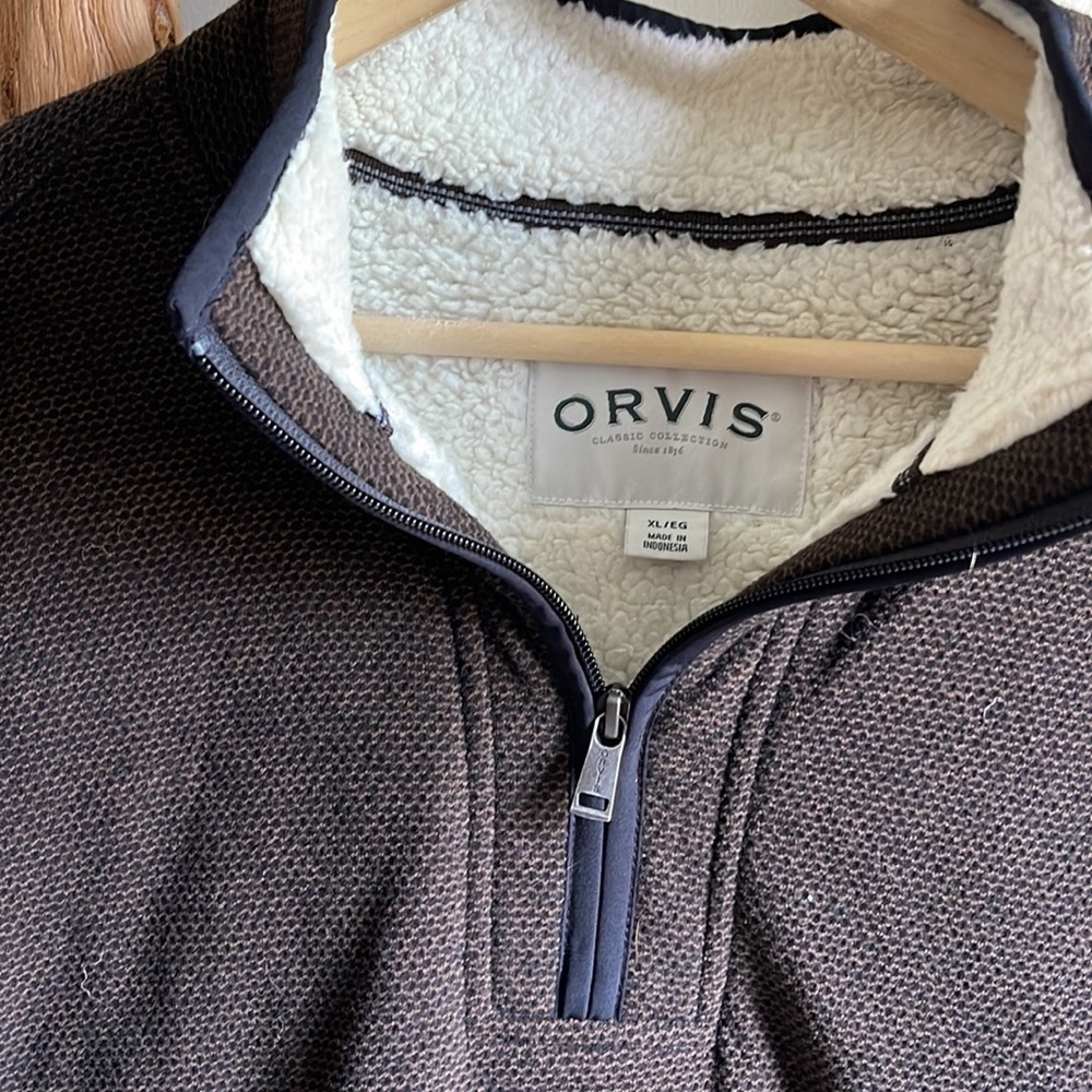 Orvis Fleece Lined Sweater Jacket - Picture 2 of 2